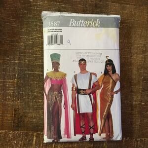 Butterick Sewing Pattern 3587 Queen Cleopatra Roman Costume ALL SIZES UNCUT